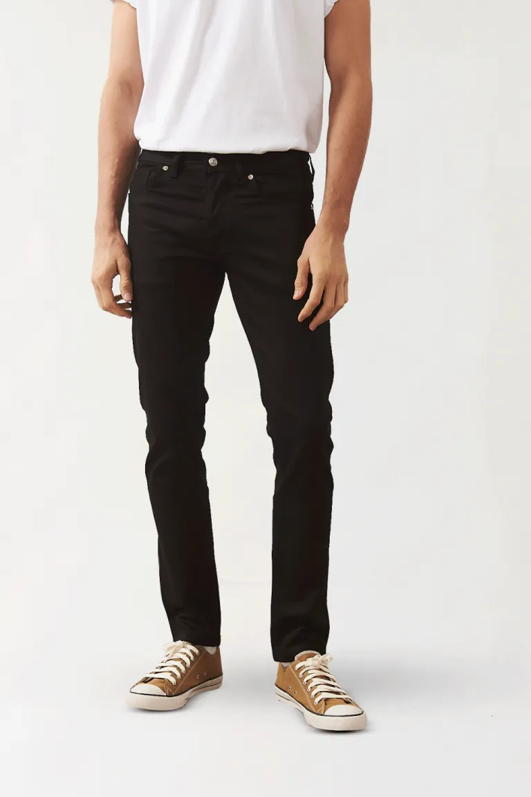 Pantalón estándar negro de denim para hombre, ideal para uso diario y formal de Bensimon en Pantalones para argentina