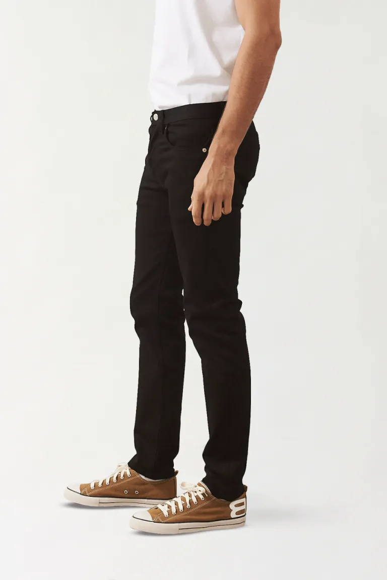 Pantalón estándar negro de denim para hombre, ideal para uso diario y formal de Bensimon en Pantalones para argentina