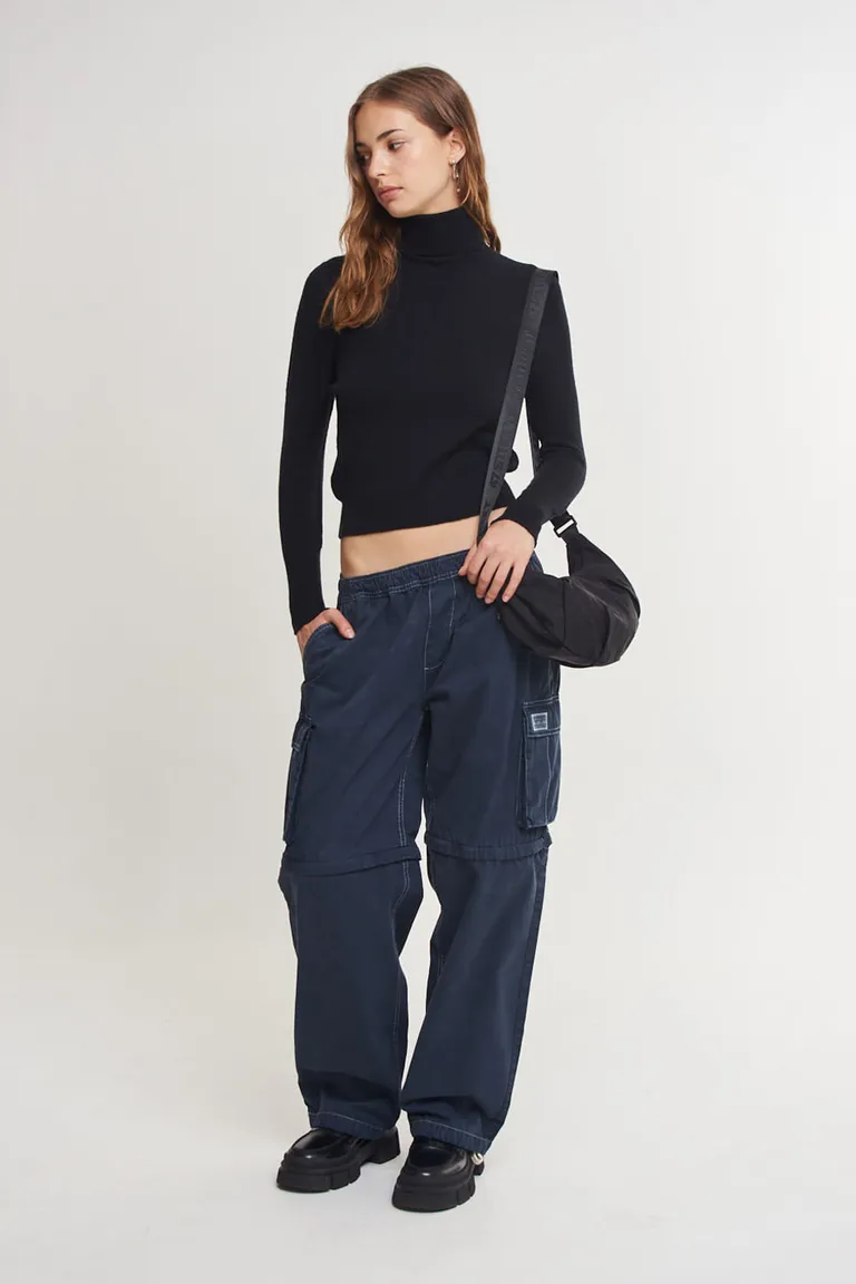 Pantalón cargo desmontable con cierre a la rodilla y bolsillos prácticos de 47 Street en Pantalones para argentina