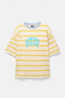 Camiseta rayas sunset hour stwd de Pull&Bear en Remeras y Polos para argentina