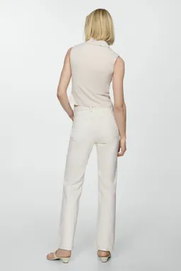 Jeans rectos tiro medio de Mango en Pantalones para argentina