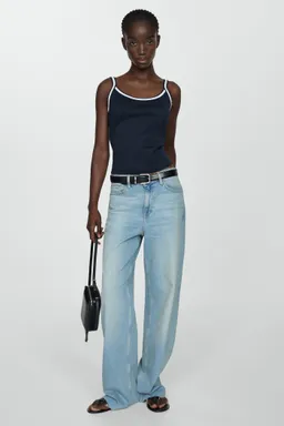 Top punto combinado tirantes de Mango en Tops para argentina