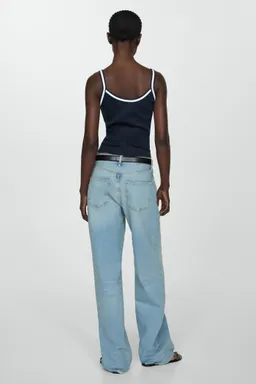 Top punto combinado tirantes de Mango en Tops para argentina