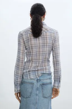 Camisa cuadros algodón de Mango en Camisas para argentina