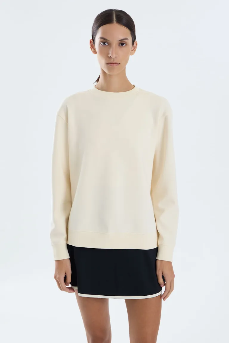 Buzo de cuello redondo con mangas largas y diseño minimalista para uso diario de Portsaid en Buzos y Sweaters para argentina