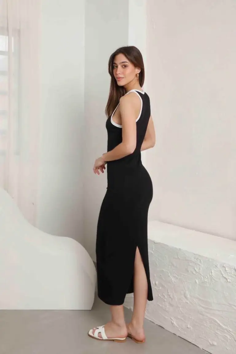 Vestido largo con tajo de Hesed en Vestidos para argentina