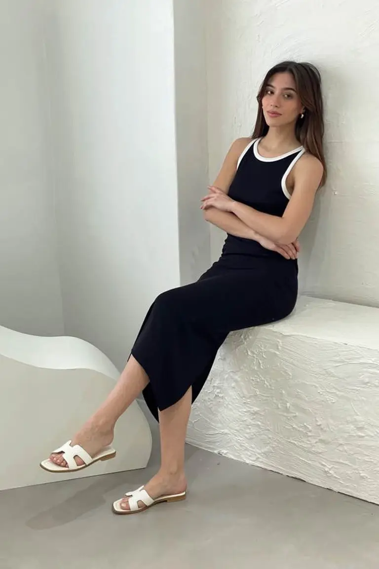 Vestido largo con tajo de Hesed en Vestidos para argentina