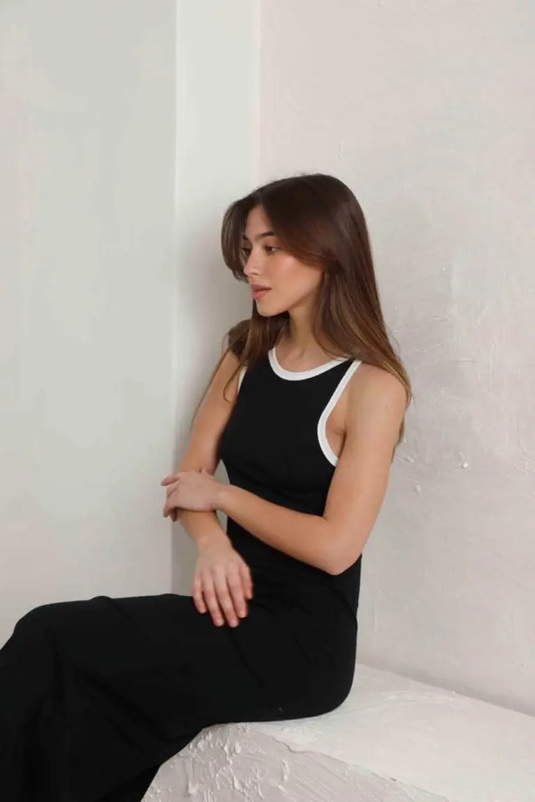 Vestido largo con tajo de Hesed en Vestidos para argentina