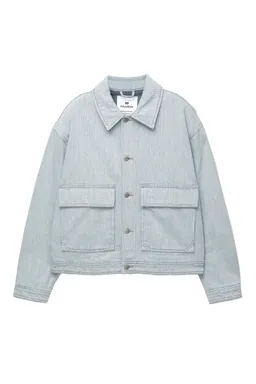 Chaqueta jean bolsillos de Pull&Bear en Abrigos y Camperas para argentina