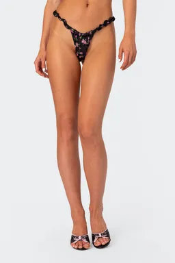 Bombacha bikini volantes estampado de Edikted en Swimwear y Beachwear para argentina