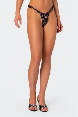 Bombacha bikini volantes estampado de Edikted en Swimwear y Beachwear para argentina