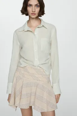 Minifalda estampada asimétrica de Mango en Faldas para argentina