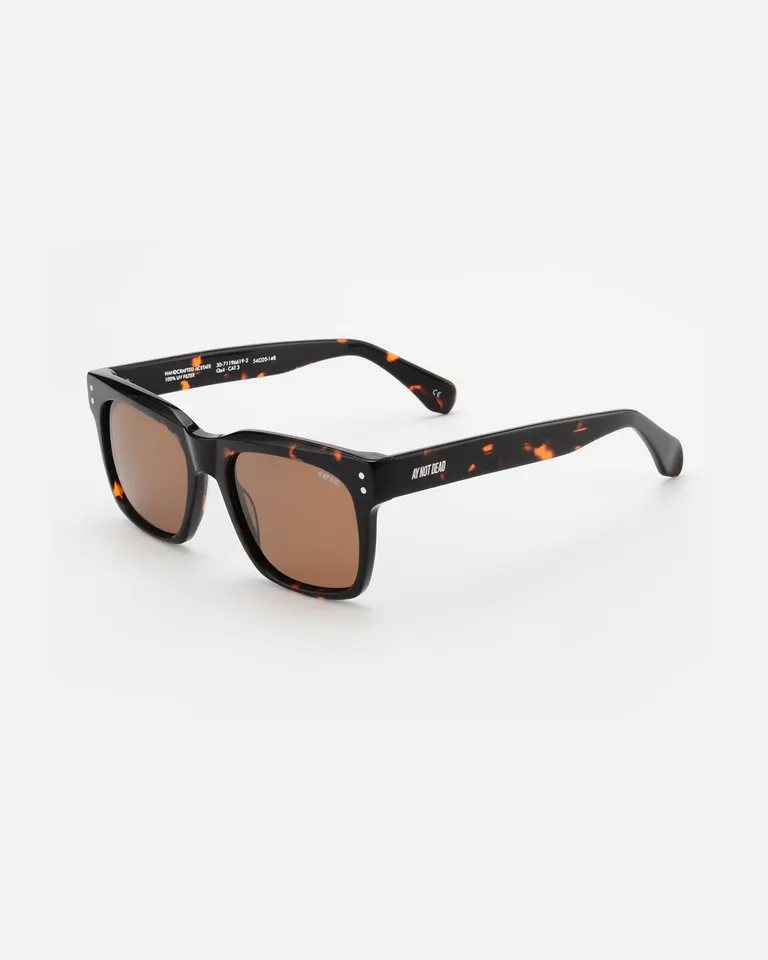 Anteojos de sol con marco estilo carey y lentes polarizadas de diseño clásico de Ay Not Dead en Anteojos para argentina
