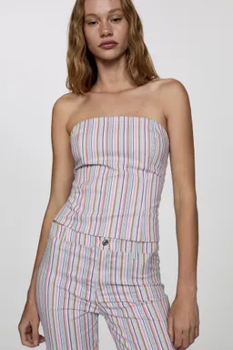 Jeans capri rayados de Mango en Pantalones para argentina