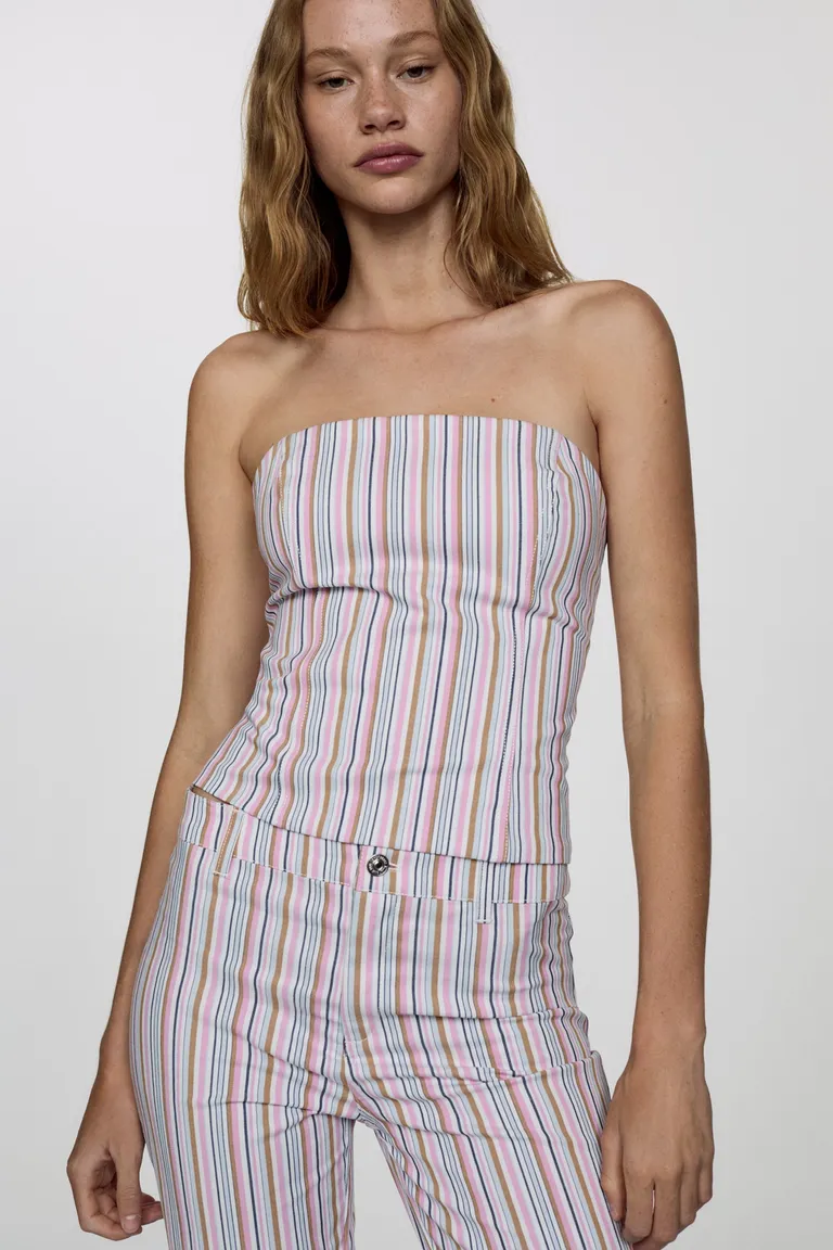 Jeans capri rayados de Mango en Pantalones para argentina