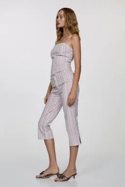 Jeans capri rayados de Mango en Pantalones para argentina