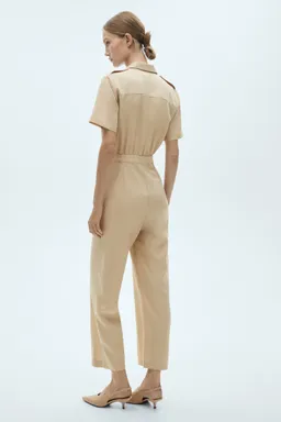 Mono lyocell cuello camisero de Mango en Monos para argentina