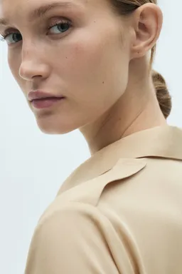 Mono lyocell cuello camisero de Mango en Monos para argentina