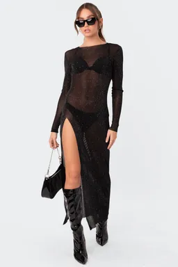 Maxivestido glitter de Edikted en Vestidos para argentina