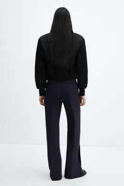 Pantalón recto con aberturas de Mango en Pantalones para argentina
