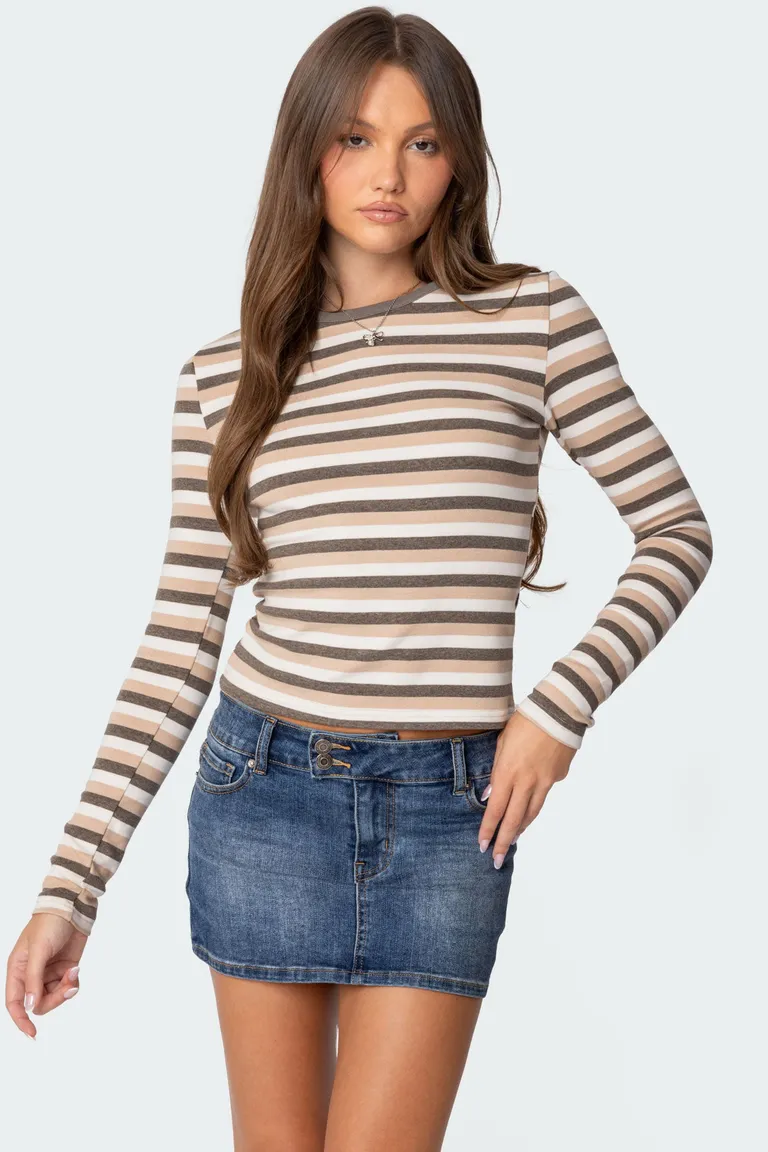 Remera sivan manga larga de Edikted en Remeras para argentina