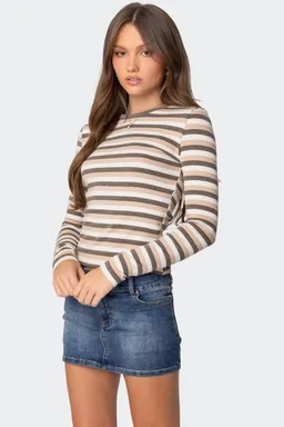 Remera sivan manga larga de Edikted en Remeras para argentina