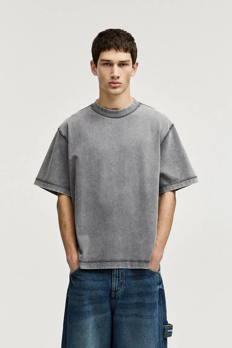 Remera boxy tacto suave de Pull&Bear en Remeras y Polos para argentina