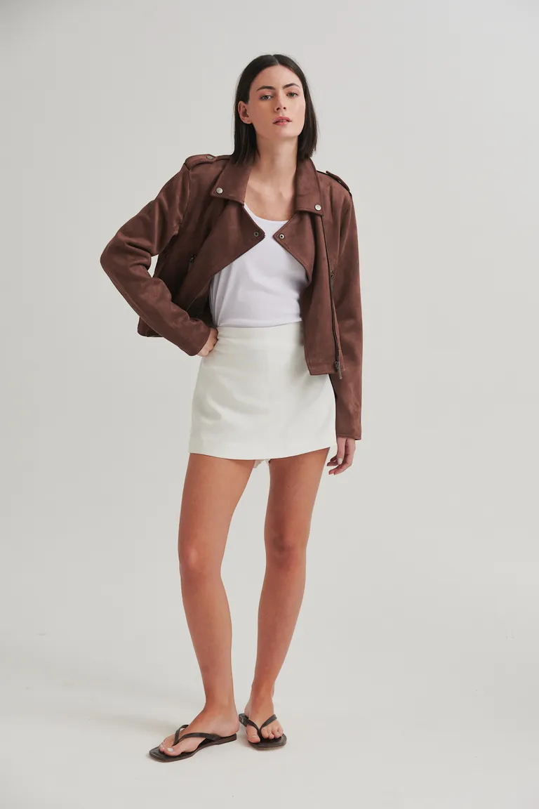 Short de lino corto y holgado con cierre lateral y bolsillos simulados de Sweet en Shorts para argentina