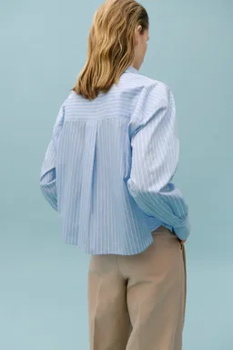 Camisa rayas cut out de Mango en Camisas para argentina