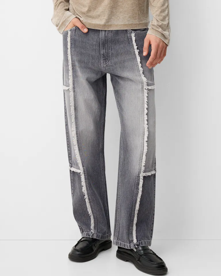 Jeans baggy flecos de Bershka en Pantalones para argentina