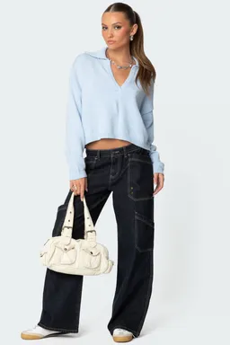 Sweater corto oversize marcie de Edikted en Buzos y Sweaters para argentina