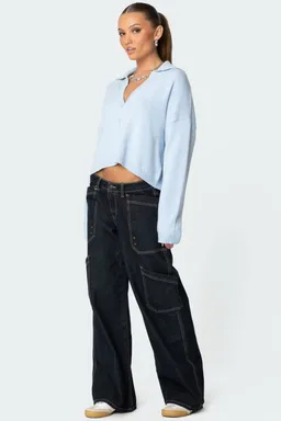 Sweater corto oversize marcie de Edikted en Buzos y Sweaters para argentina
