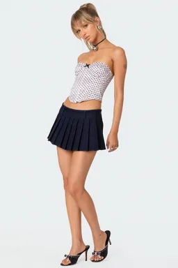 Minifalda skort denim plisada de Edikted en Faldas para argentina