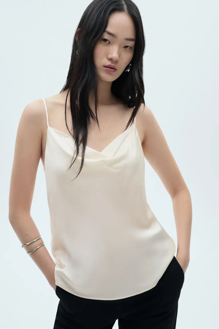 Top seda satinado de Mango en Tops para argentina