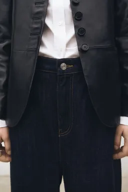 Jeans wideleg tiro bajo rinse de Mango en Pantalones para argentina