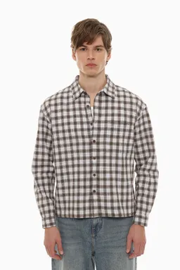 Camisa cuadros texturizada de Lefties en Camisas para argentina