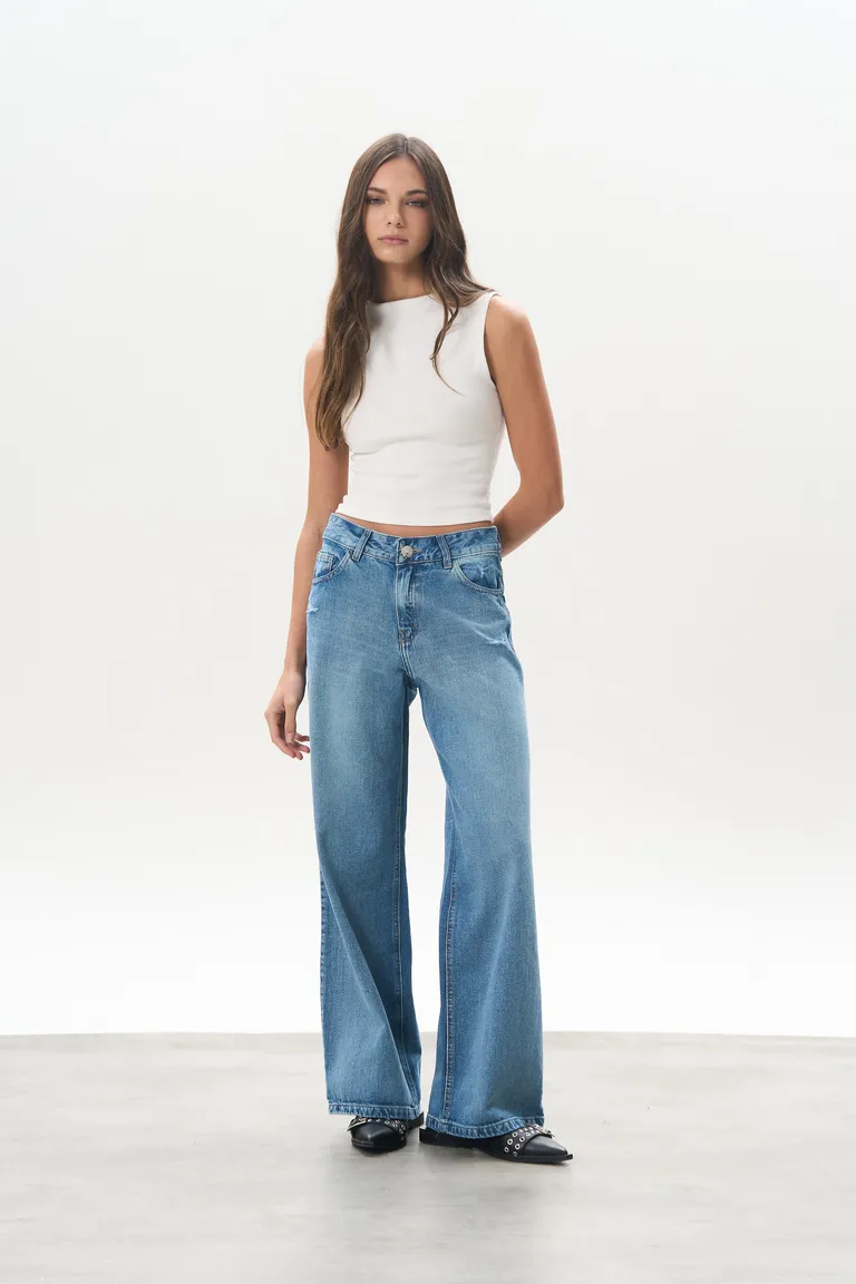 Jean denim wide cody de Magda en Pantalones para argentina