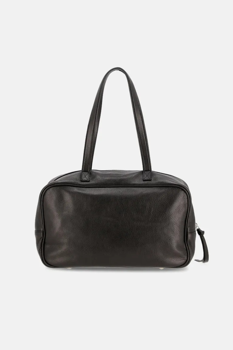 Bolso de mano negro de diseño amplio y estructura firme de Justaosadia en Bolsos y Carteras para argentina