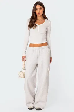 Pantalón jogger cargo pierna ancha de Edikted en Pantalones para argentina