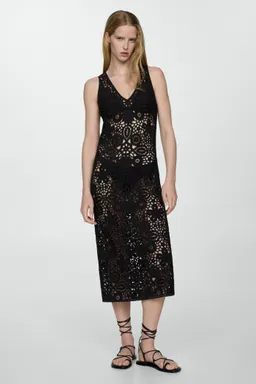 Vestido midi crochet de Mango en Vestidos para argentina