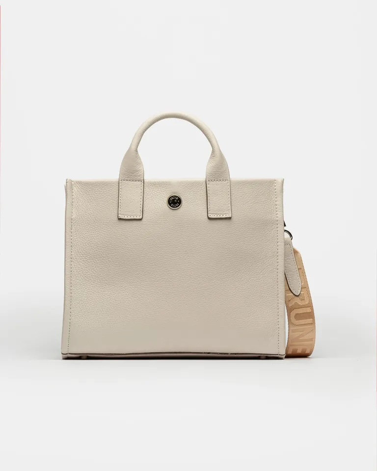 Cartera de mano Capri en cuero graneado - Accesorio versátil y chic para todas las ocasiones de Prüne en Bolsos y Carteras para argentina