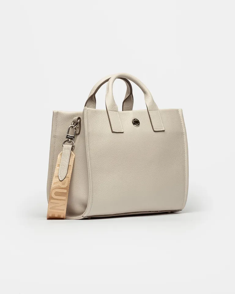 Cartera de mano Capri en cuero graneado - Accesorio versátil y chic para todas las ocasiones de Prüne en Bolsos y Carteras para argentina