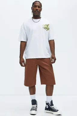 Short denim baggy lucas de Fashion Nova en Bermudas y Shorts para argentina