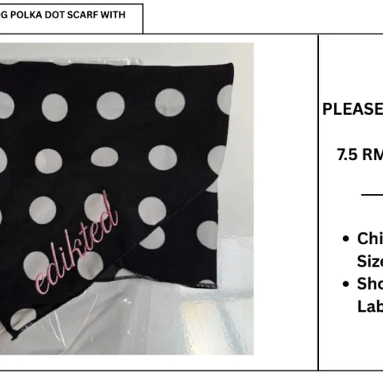 Pañuelo pawka dot para perro de Edikted en Bufandas y Pañuelos para argentina