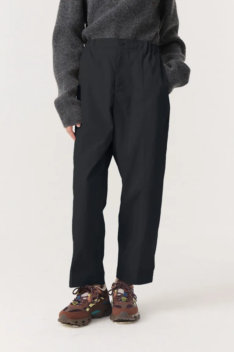 Pantalón de corte recto amplio con bolsillos frontales y cintura elástica de Furzai en Pantalones para argentina