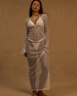 Maxi vestido ajustado acampanado de Musera en Vestidos para argentina