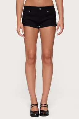 Short jagger tiro bajo denim de Edikted en Shorts para argentina