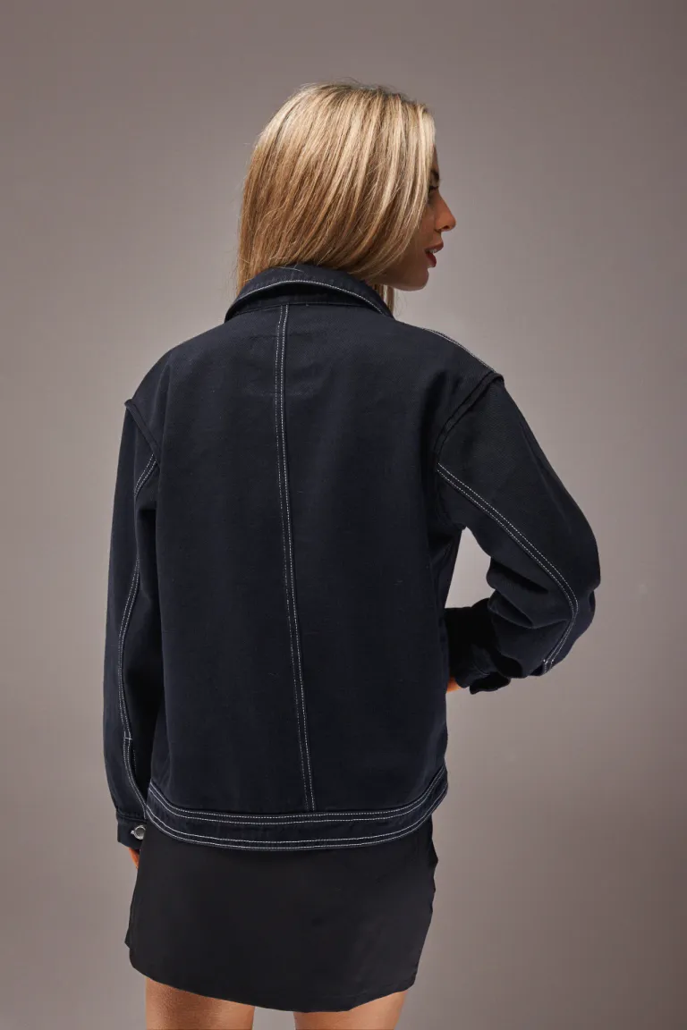 Chaqueta de abrigo de diseño femenino y elegante con cierre y bolsillos para mujer de Apricot en Chaquetas para argentina