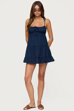 Minivestido fruncido sontana de Edikted en Vestidos para argentina