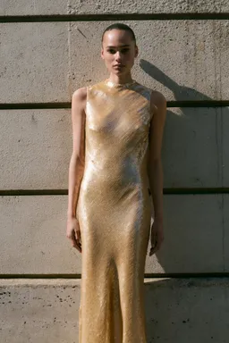 Vestido lentejuelas espalda descubierta de Mango en Vestidos para argentina